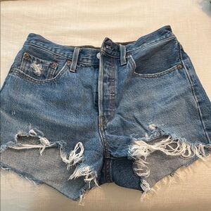 Levi’s Denim Distressed Women's Shorts